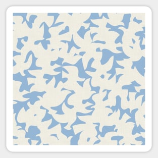 Modern Birds / Vintage Cut Outs on Airy Blue Sticker